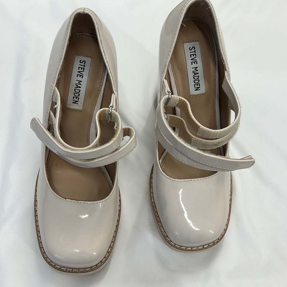 Steve Madden Twice Patent Casual Block Heels, 8-M… - image 7